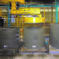 BFS concrete product gripper without base pallets