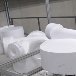 Manhole eps core top ready to be cast