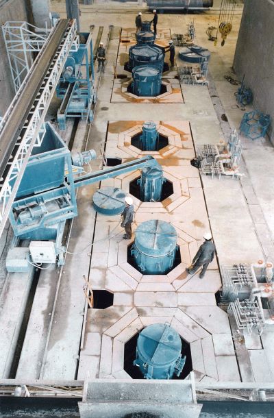 Rebar and rewire spun concrete process