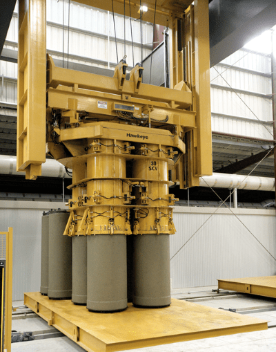 HawkeyePedershaab demolding crane