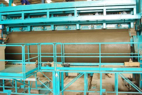 Rebar and rewire spun concrete process