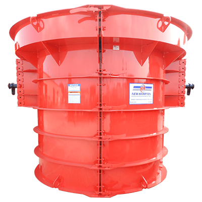 Rebar and rewire spun concrete process