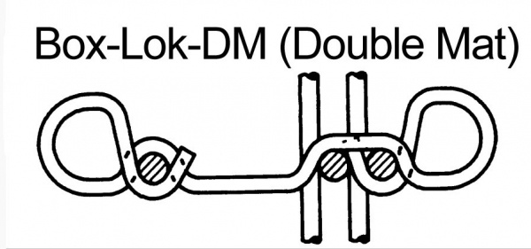 Box-Lok double mat spacer dimensions