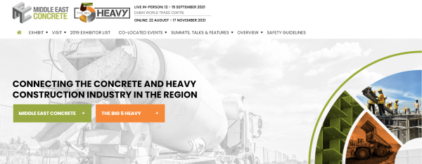 Big 5 Heavy Middle East Concrete Show