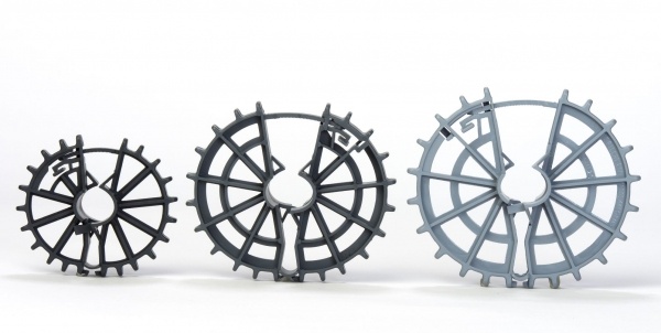 Spillman mesh locking plaswheels