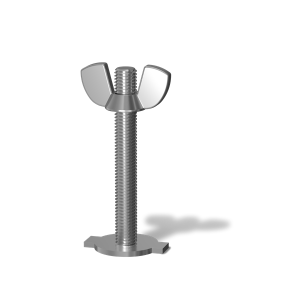 Dogbone Stud Plate w-wing nut