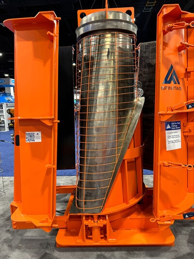 Flared End Form with Wire Cage